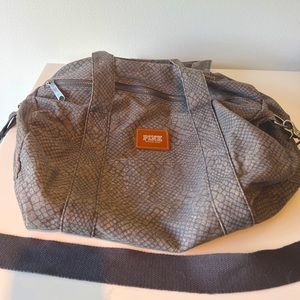 VS PINK Snake Print Duffle Bag